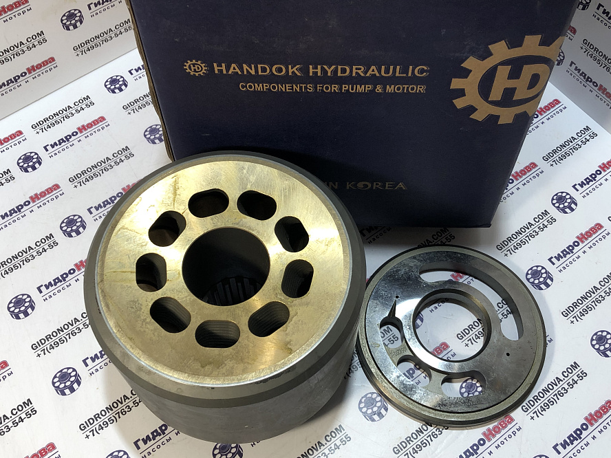 Ротор (Блок цилиндров) с распределительной плитой (LH)