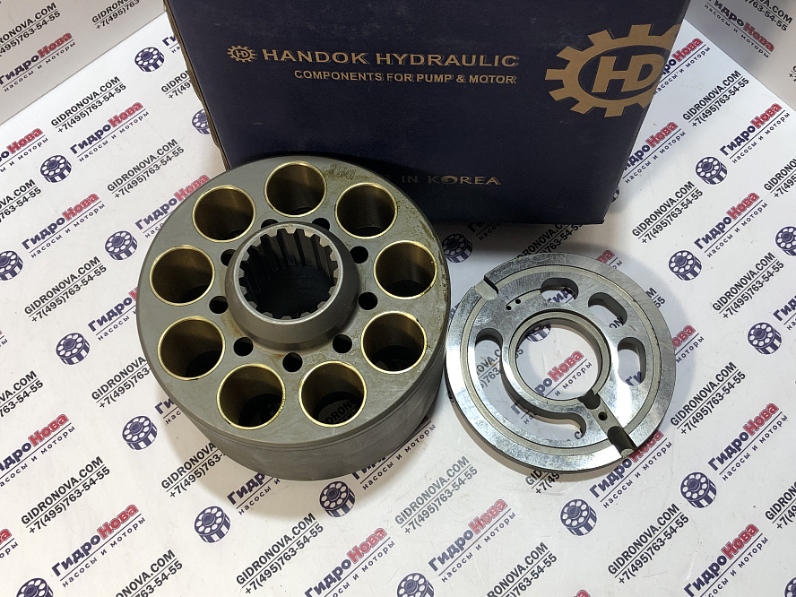 Ротор (Блок цилиндров) с распределительной плитой (LH)